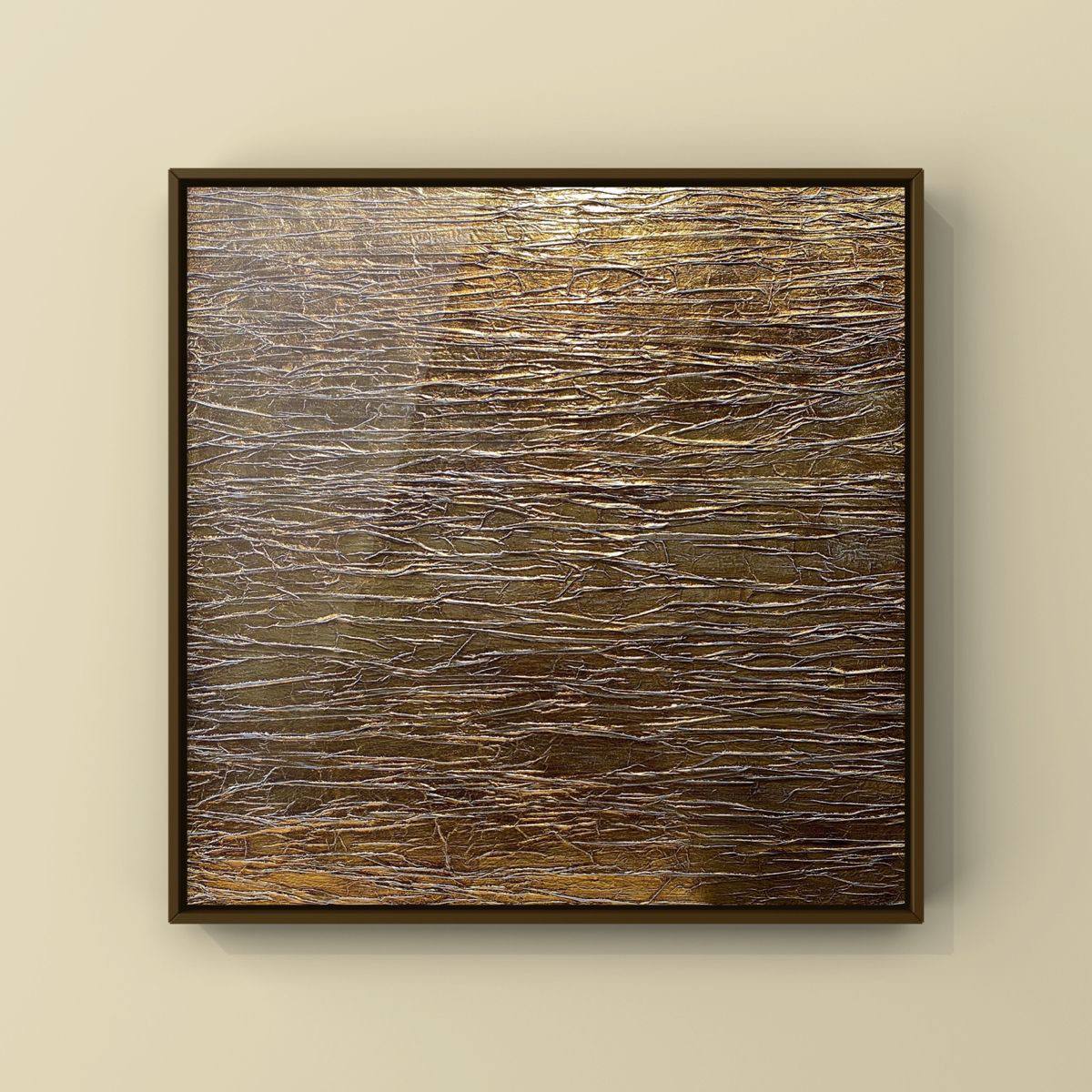 Gold wave texture