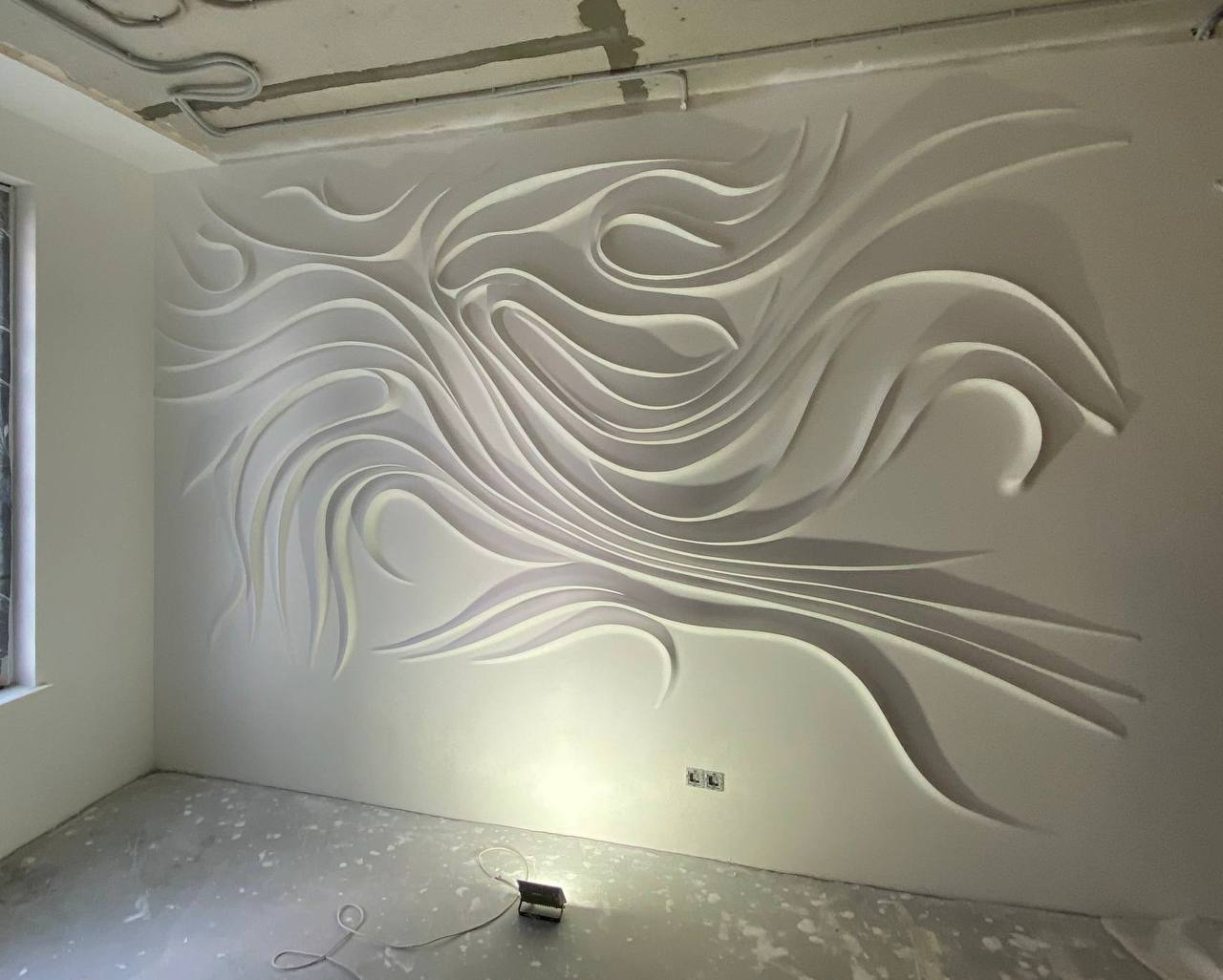 White wave texture